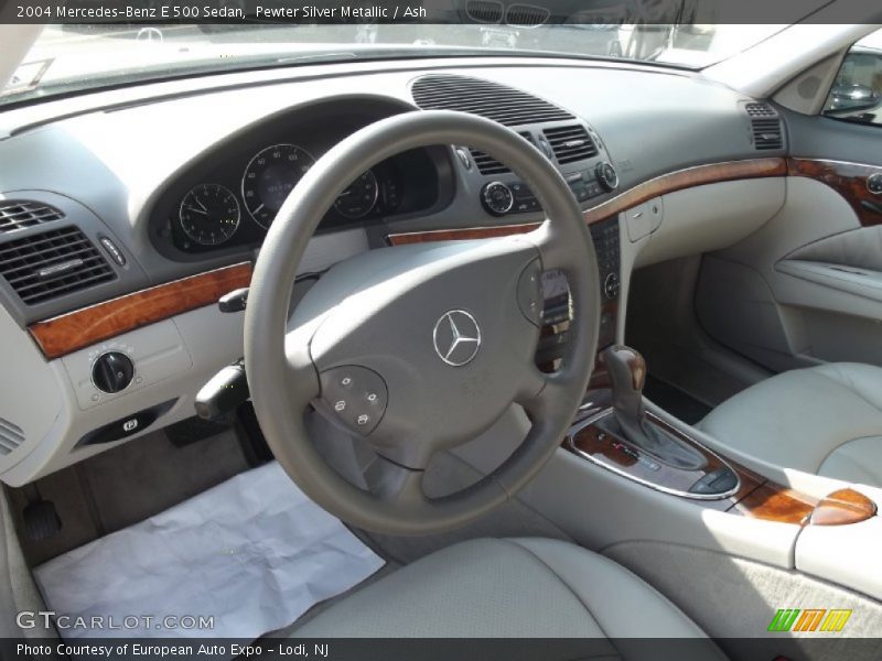 Pewter Silver Metallic / Ash 2004 Mercedes-Benz E 500 Sedan