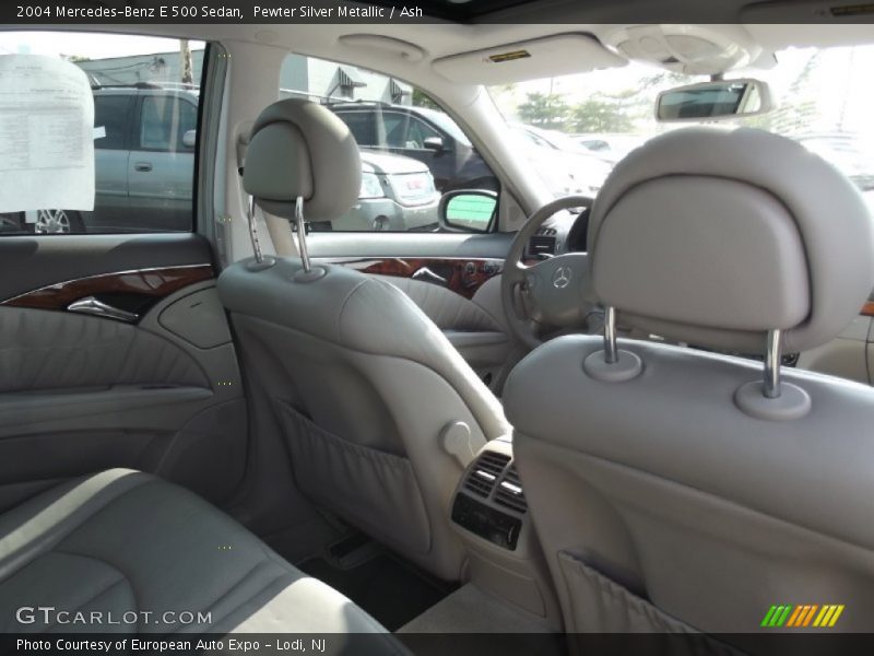 Pewter Silver Metallic / Ash 2004 Mercedes-Benz E 500 Sedan