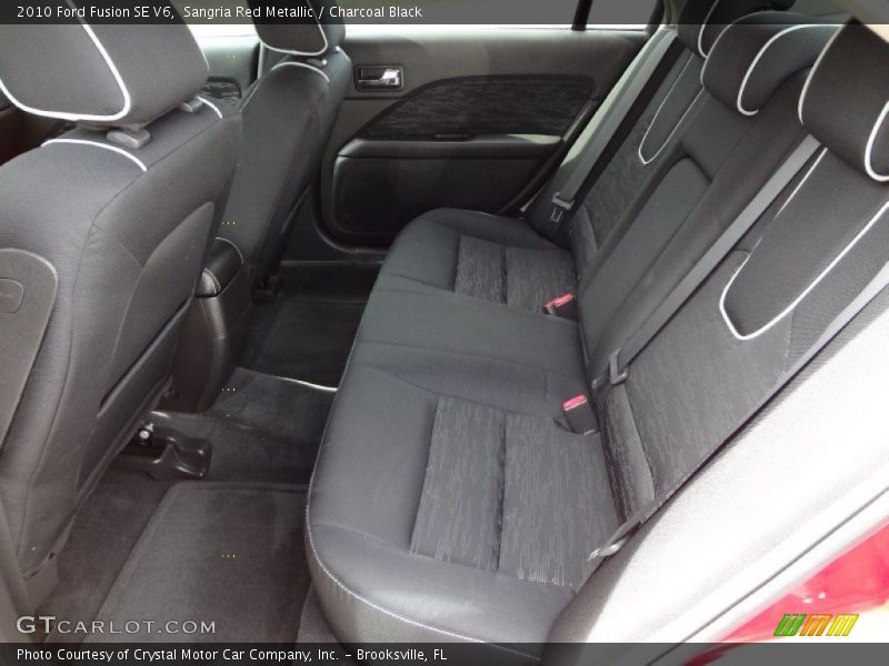 Sangria Red Metallic / Charcoal Black 2010 Ford Fusion SE V6