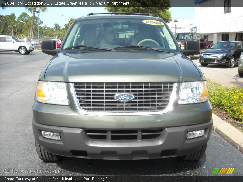 Estate Green Metallic / Medium Parchment 2004 Ford Expedition XLT