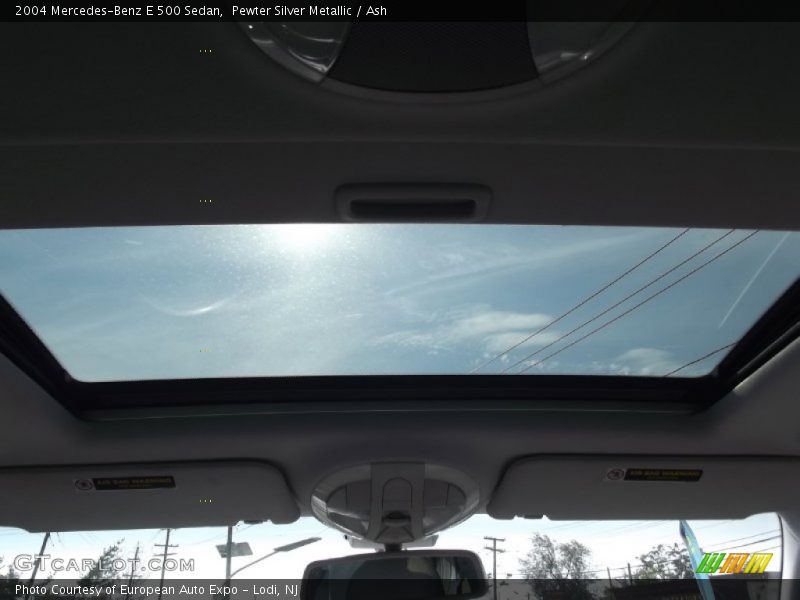Pewter Silver Metallic / Ash 2004 Mercedes-Benz E 500 Sedan