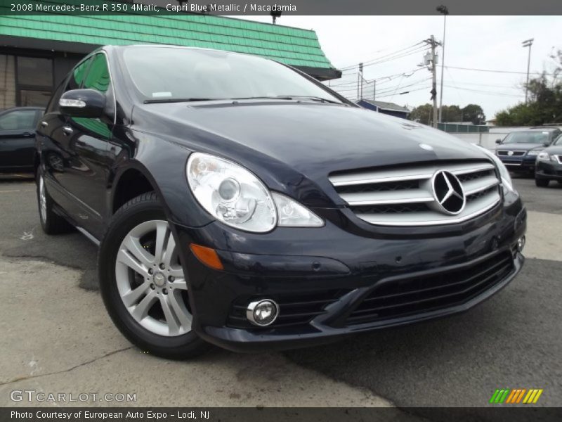 Capri Blue Metallic / Macadamia 2008 Mercedes-Benz R 350 4Matic