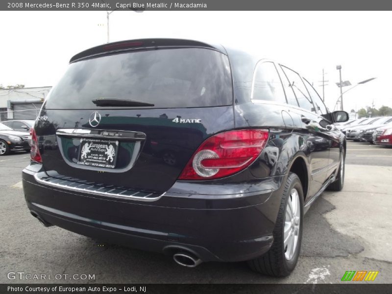 Capri Blue Metallic / Macadamia 2008 Mercedes-Benz R 350 4Matic