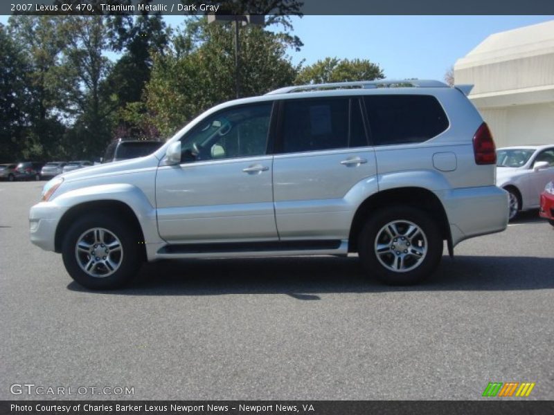 Titanium Metallic / Dark Gray 2007 Lexus GX 470