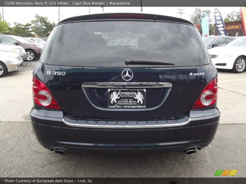 Capri Blue Metallic / Macadamia 2008 Mercedes-Benz R 350 4Matic