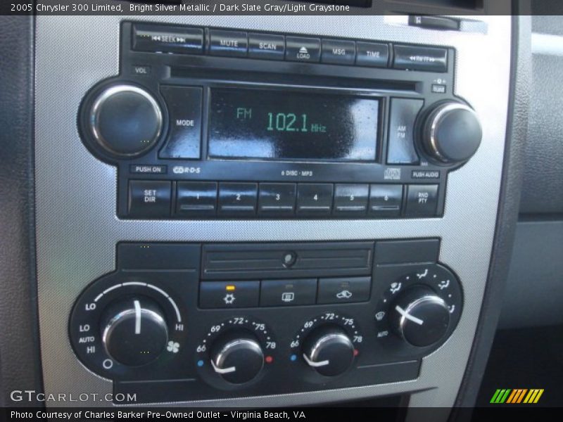 Bright Silver Metallic / Dark Slate Gray/Light Graystone 2005 Chrysler 300 Limited