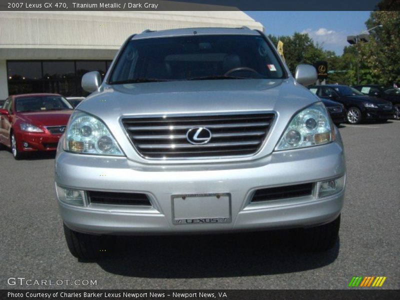 Titanium Metallic / Dark Gray 2007 Lexus GX 470