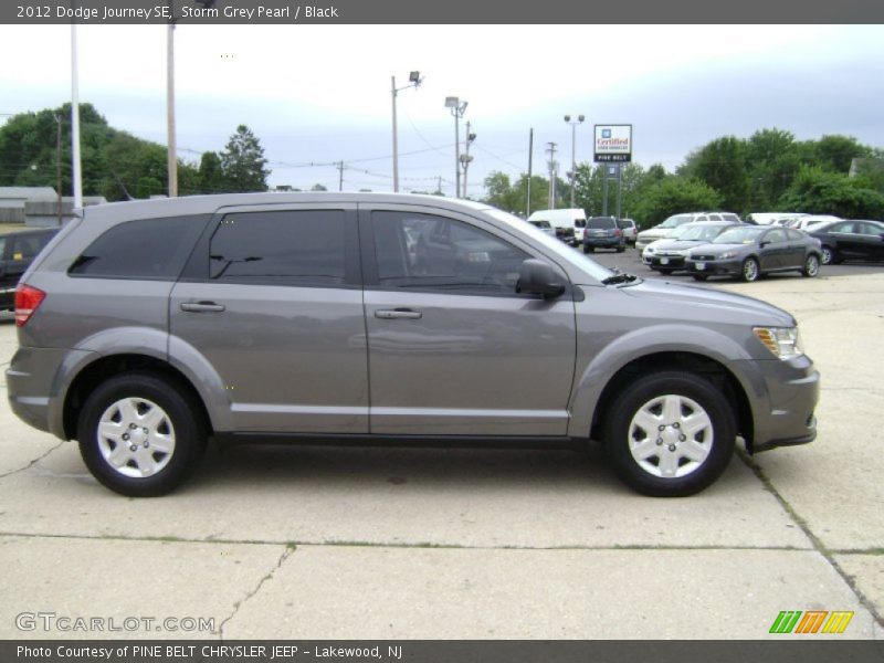 Storm Grey Pearl / Black 2012 Dodge Journey SE