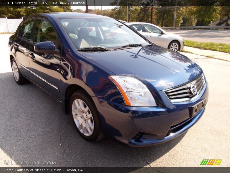 Blue Onyx / Charcoal 2011 Nissan Sentra 2.0 S