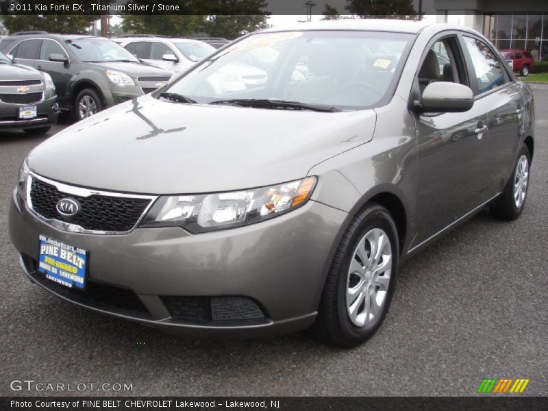 Titanium Silver / Stone 2011 Kia Forte EX