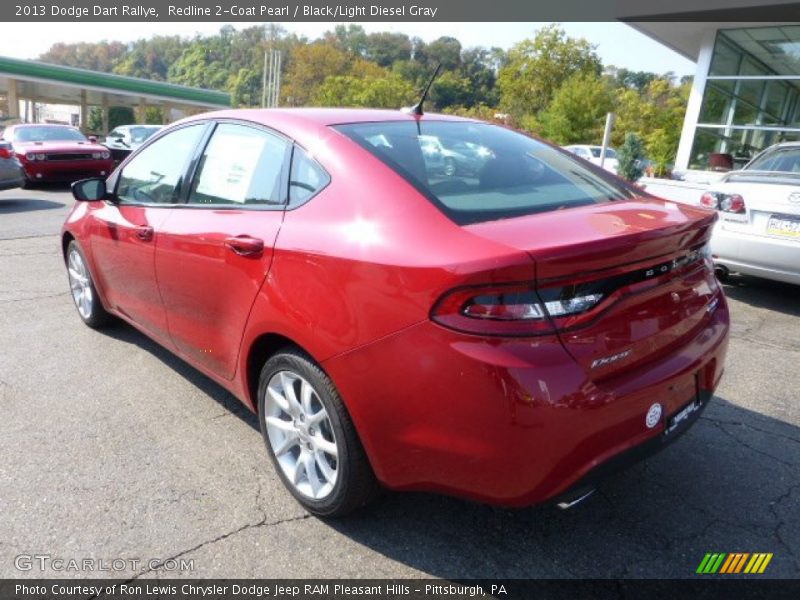 Redline 2-Coat Pearl / Black/Light Diesel Gray 2013 Dodge Dart Rallye