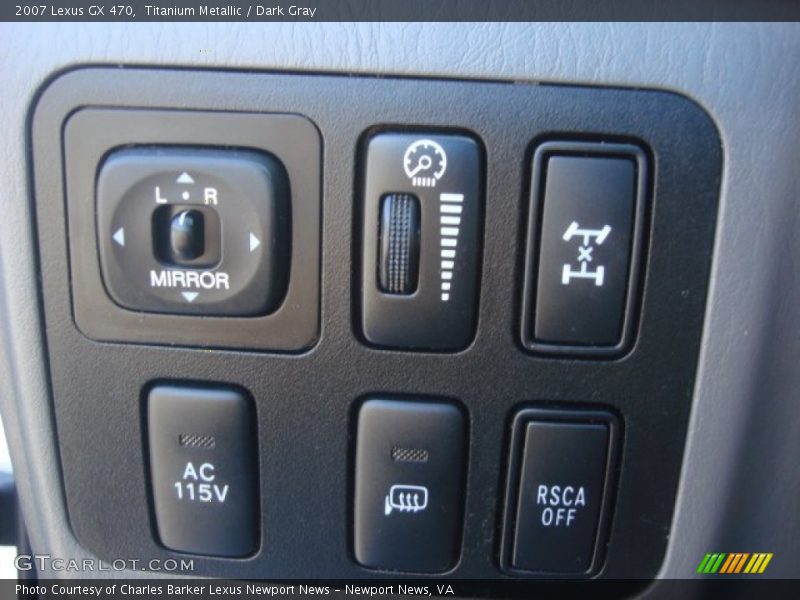 Titanium Metallic / Dark Gray 2007 Lexus GX 470