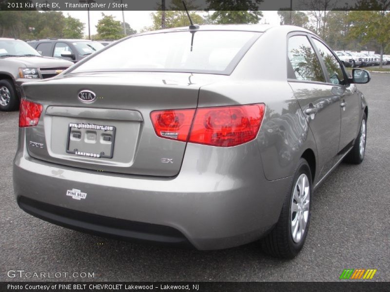 Titanium Silver / Stone 2011 Kia Forte EX