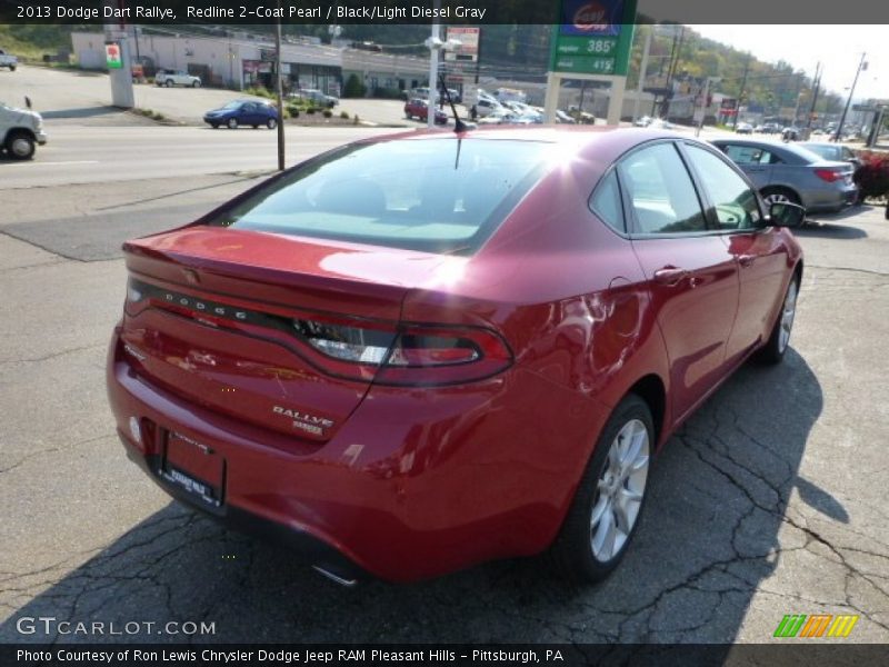 Redline 2-Coat Pearl / Black/Light Diesel Gray 2013 Dodge Dart Rallye
