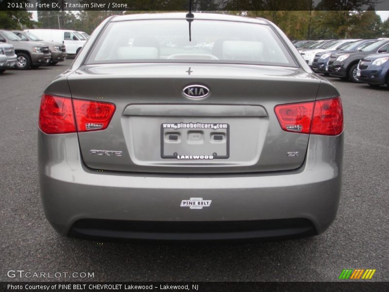 Titanium Silver / Stone 2011 Kia Forte EX