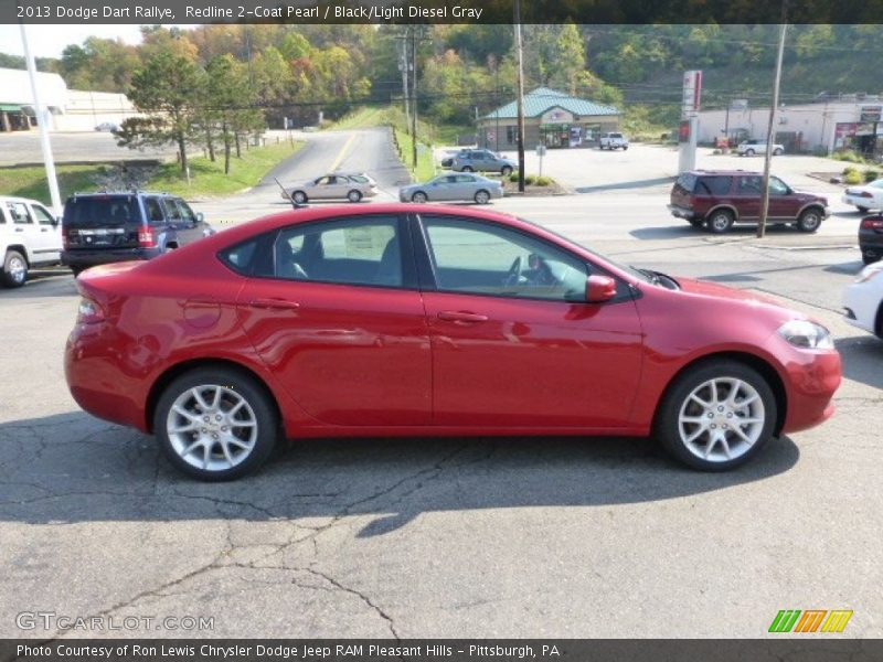 Redline 2-Coat Pearl / Black/Light Diesel Gray 2013 Dodge Dart Rallye