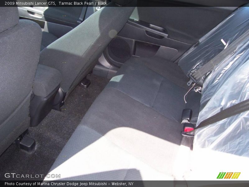 Tarmac Black Pearl / Black 2009 Mitsubishi Lancer GTS
