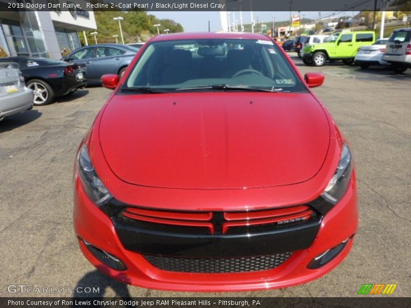 Redline 2-Coat Pearl / Black/Light Diesel Gray 2013 Dodge Dart Rallye