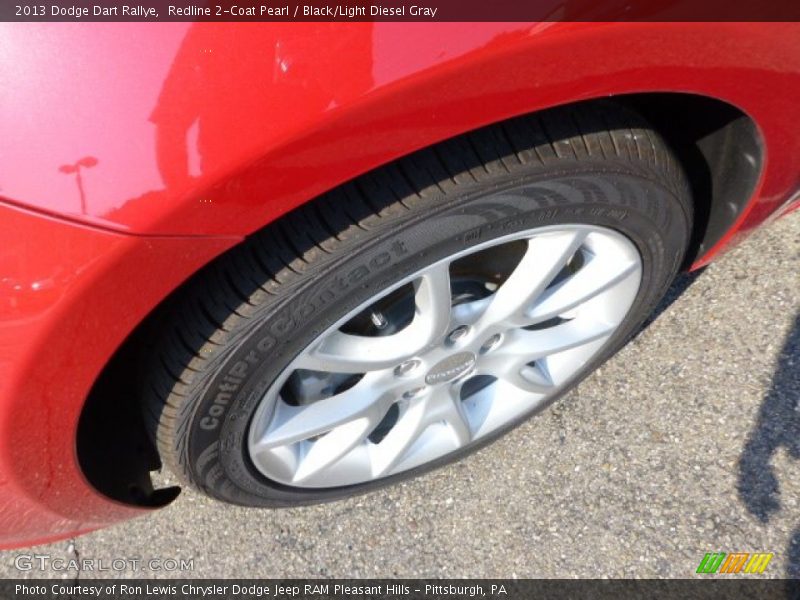 Redline 2-Coat Pearl / Black/Light Diesel Gray 2013 Dodge Dart Rallye