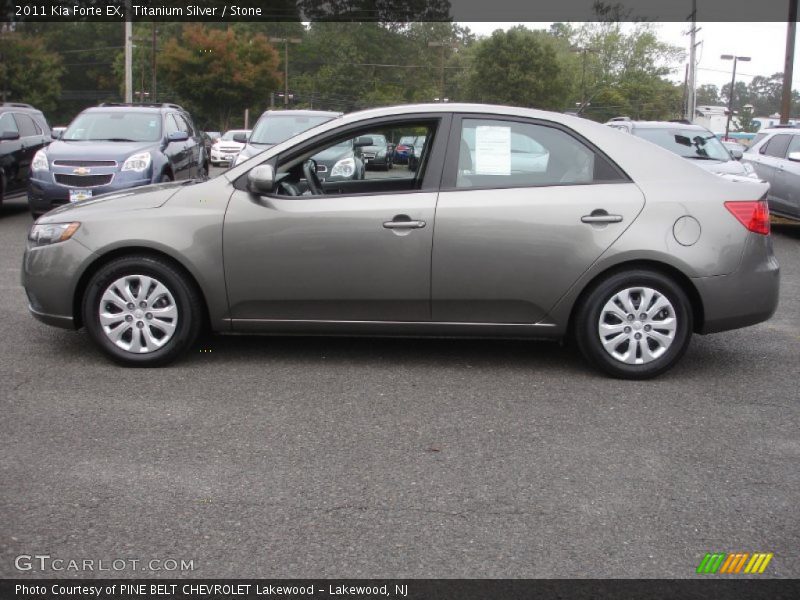 Titanium Silver / Stone 2011 Kia Forte EX