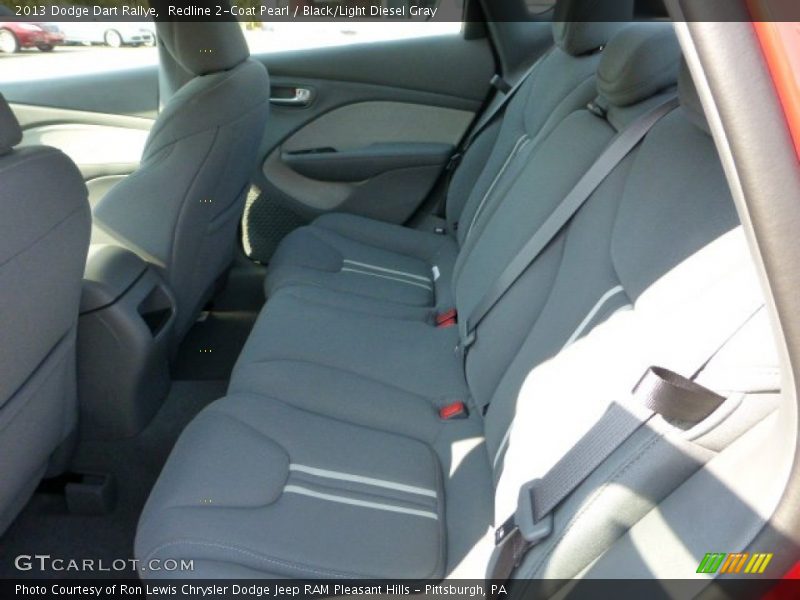 Redline 2-Coat Pearl / Black/Light Diesel Gray 2013 Dodge Dart Rallye
