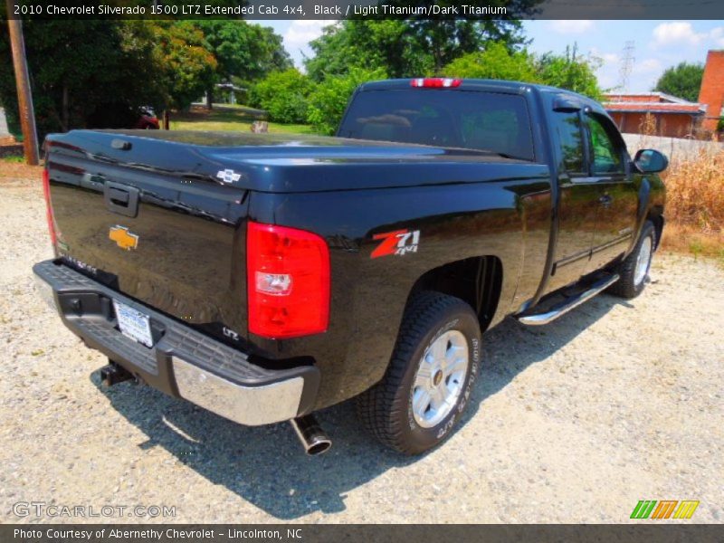 Black / Light Titanium/Dark Titanium 2010 Chevrolet Silverado 1500 LTZ Extended Cab 4x4