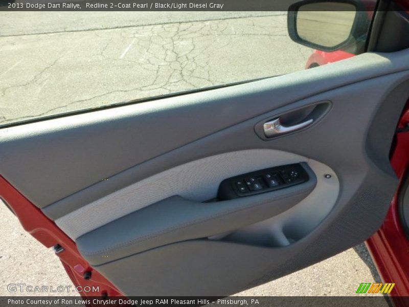 Redline 2-Coat Pearl / Black/Light Diesel Gray 2013 Dodge Dart Rallye