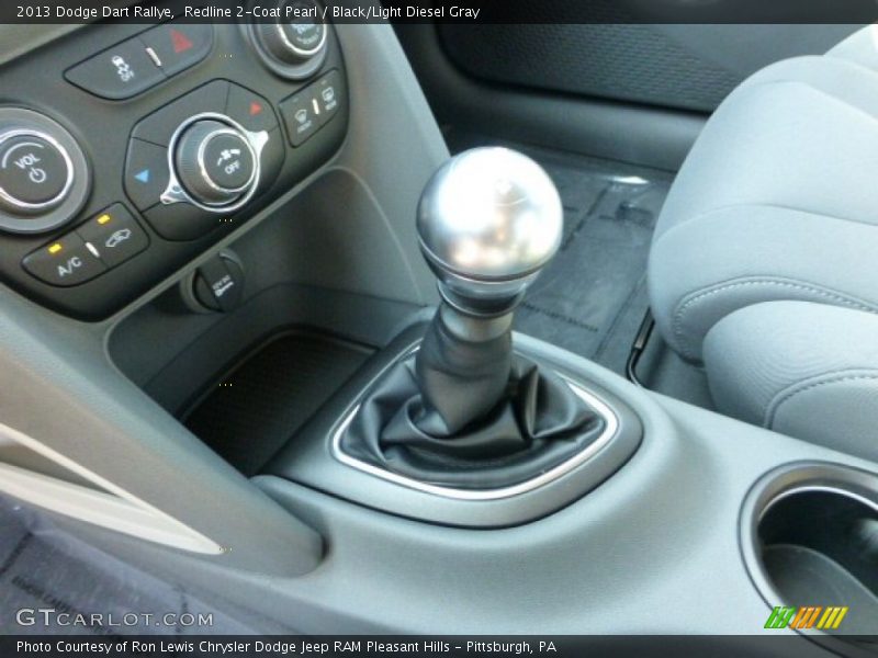 Redline 2-Coat Pearl / Black/Light Diesel Gray 2013 Dodge Dart Rallye