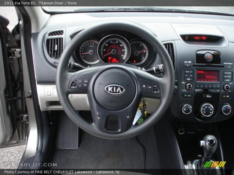 Titanium Silver / Stone 2011 Kia Forte EX