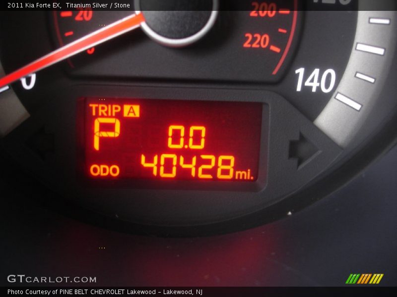 Titanium Silver / Stone 2011 Kia Forte EX
