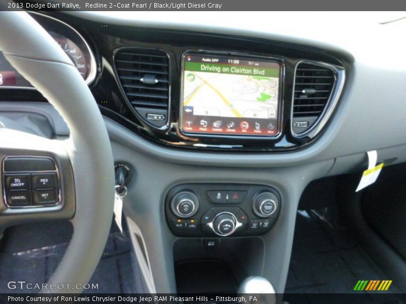 Redline 2-Coat Pearl / Black/Light Diesel Gray 2013 Dodge Dart Rallye