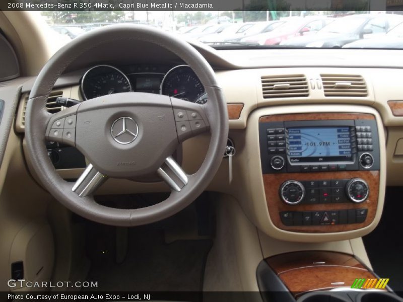 Capri Blue Metallic / Macadamia 2008 Mercedes-Benz R 350 4Matic