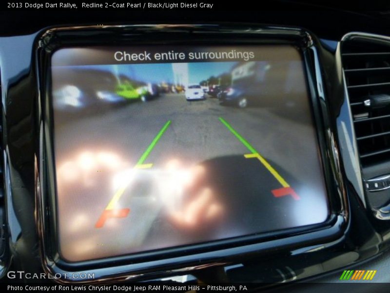 Redline 2-Coat Pearl / Black/Light Diesel Gray 2013 Dodge Dart Rallye