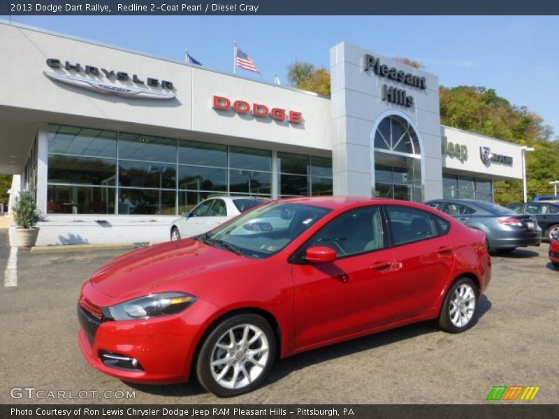 Redline 2-Coat Pearl / Diesel Gray 2013 Dodge Dart Rallye