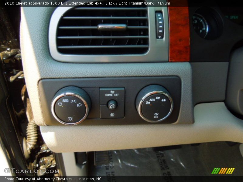 Black / Light Titanium/Dark Titanium 2010 Chevrolet Silverado 1500 LTZ Extended Cab 4x4