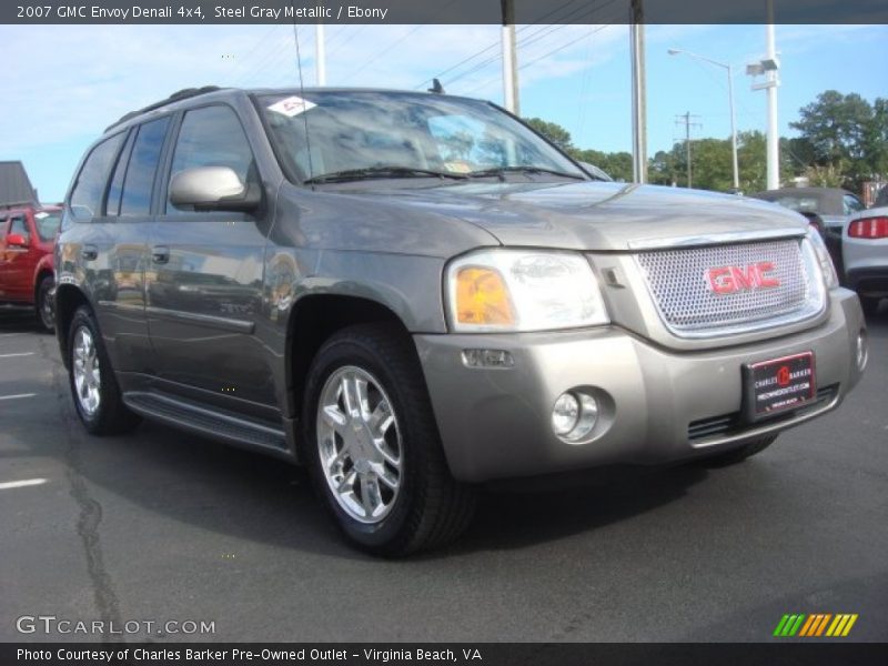 Steel Gray Metallic / Ebony 2007 GMC Envoy Denali 4x4