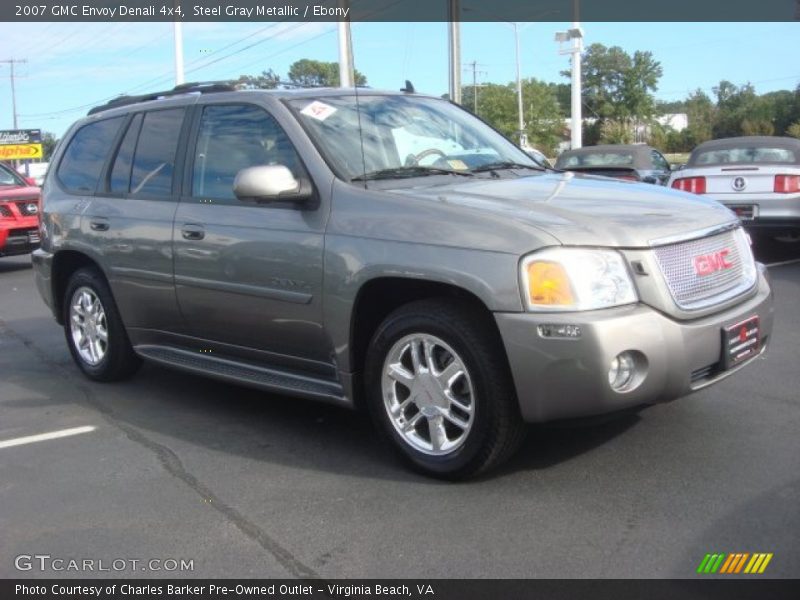 Steel Gray Metallic / Ebony 2007 GMC Envoy Denali 4x4