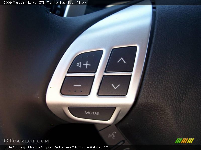 Tarmac Black Pearl / Black 2009 Mitsubishi Lancer GTS