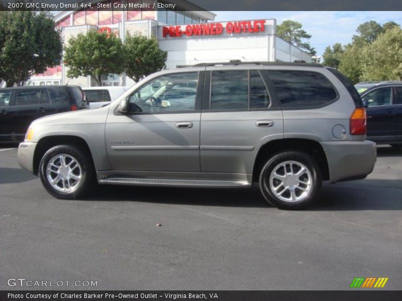 Steel Gray Metallic / Ebony 2007 GMC Envoy Denali 4x4