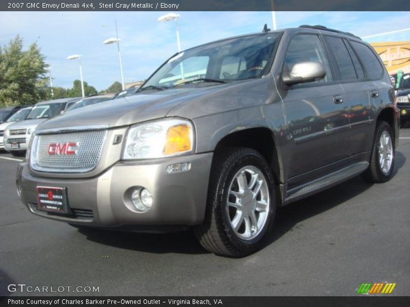 Steel Gray Metallic / Ebony 2007 GMC Envoy Denali 4x4