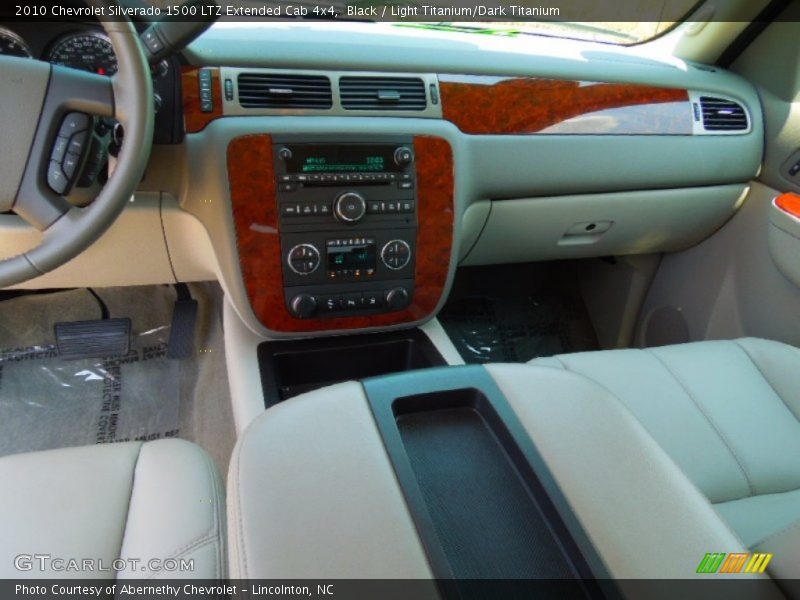 Black / Light Titanium/Dark Titanium 2010 Chevrolet Silverado 1500 LTZ Extended Cab 4x4