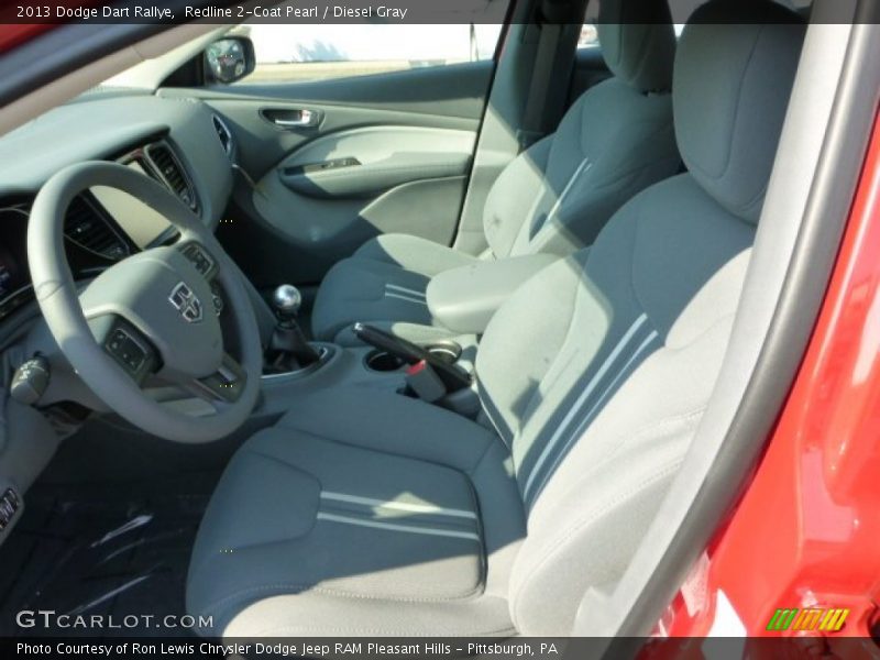 Redline 2-Coat Pearl / Diesel Gray 2013 Dodge Dart Rallye