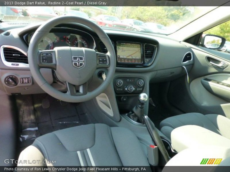 Redline 2-Coat Pearl / Diesel Gray 2013 Dodge Dart Rallye