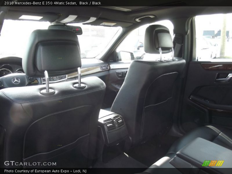 Black / Black 2010 Mercedes-Benz E 350 4Matic Sedan