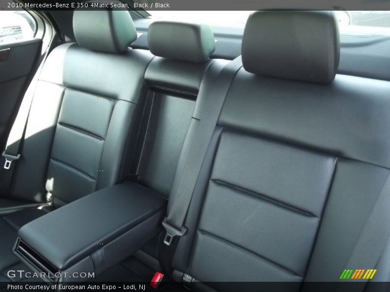 Black / Black 2010 Mercedes-Benz E 350 4Matic Sedan
