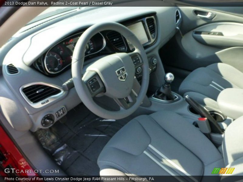 Redline 2-Coat Pearl / Diesel Gray 2013 Dodge Dart Rallye