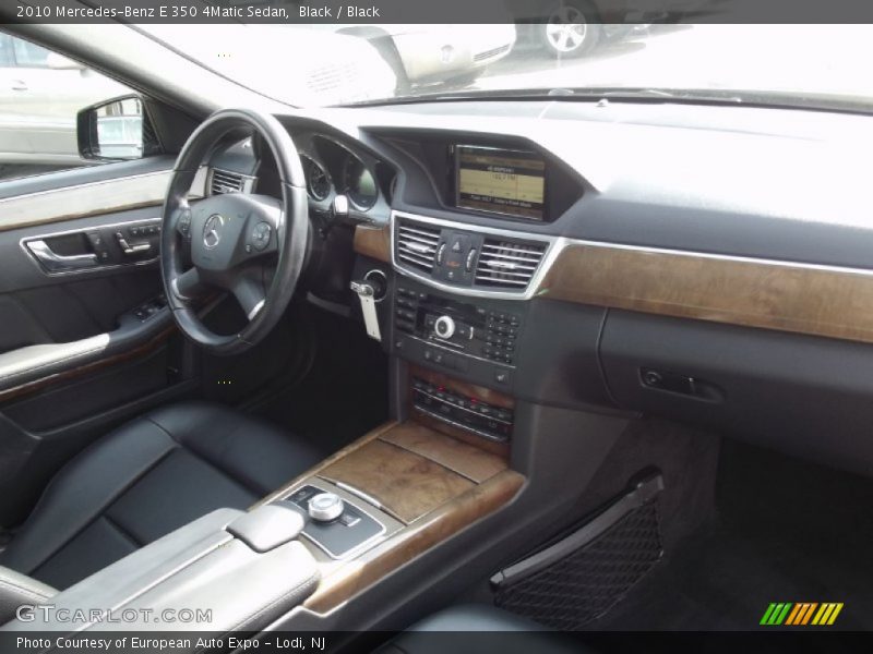 Black / Black 2010 Mercedes-Benz E 350 4Matic Sedan
