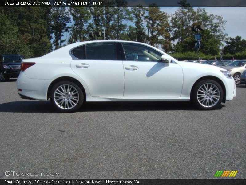 Starfire White Pearl / Flaxen 2013 Lexus GS 350 AWD