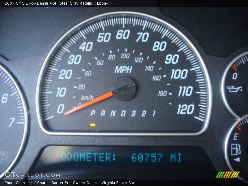 Steel Gray Metallic / Ebony 2007 GMC Envoy Denali 4x4