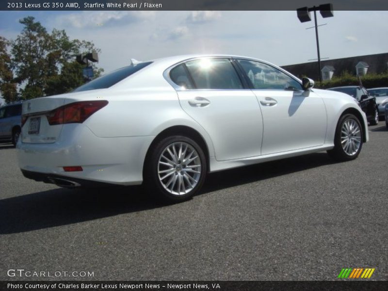 Starfire White Pearl / Flaxen 2013 Lexus GS 350 AWD